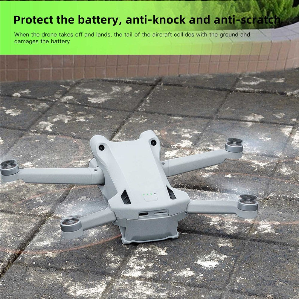 QISYKER MINI30708 for DJI Mini 3 Pro 3Pcs Battery Protective Pad Lightweight Anti-wear TPU Pads