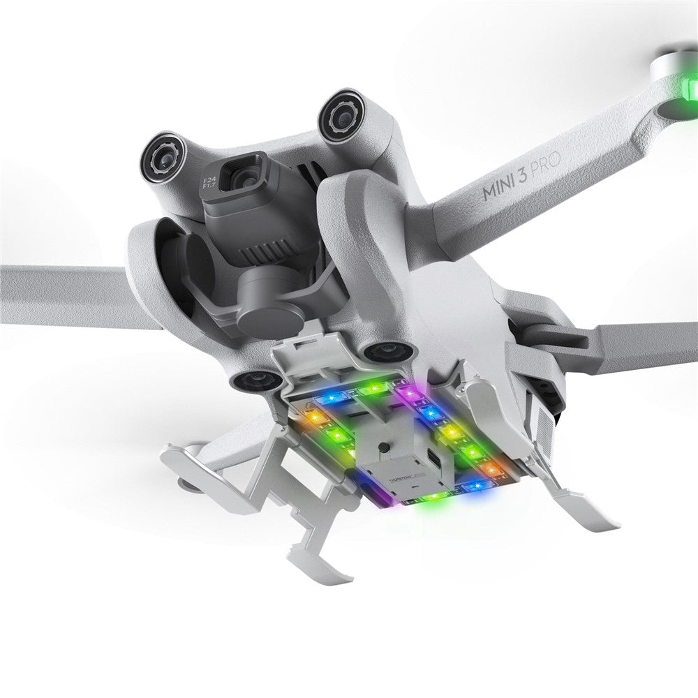 STARTRC 1111016 for DJI Mini 3 Pro Drone Foldable Landing Gear LED Light ABS Anti-fall Heighten Stand