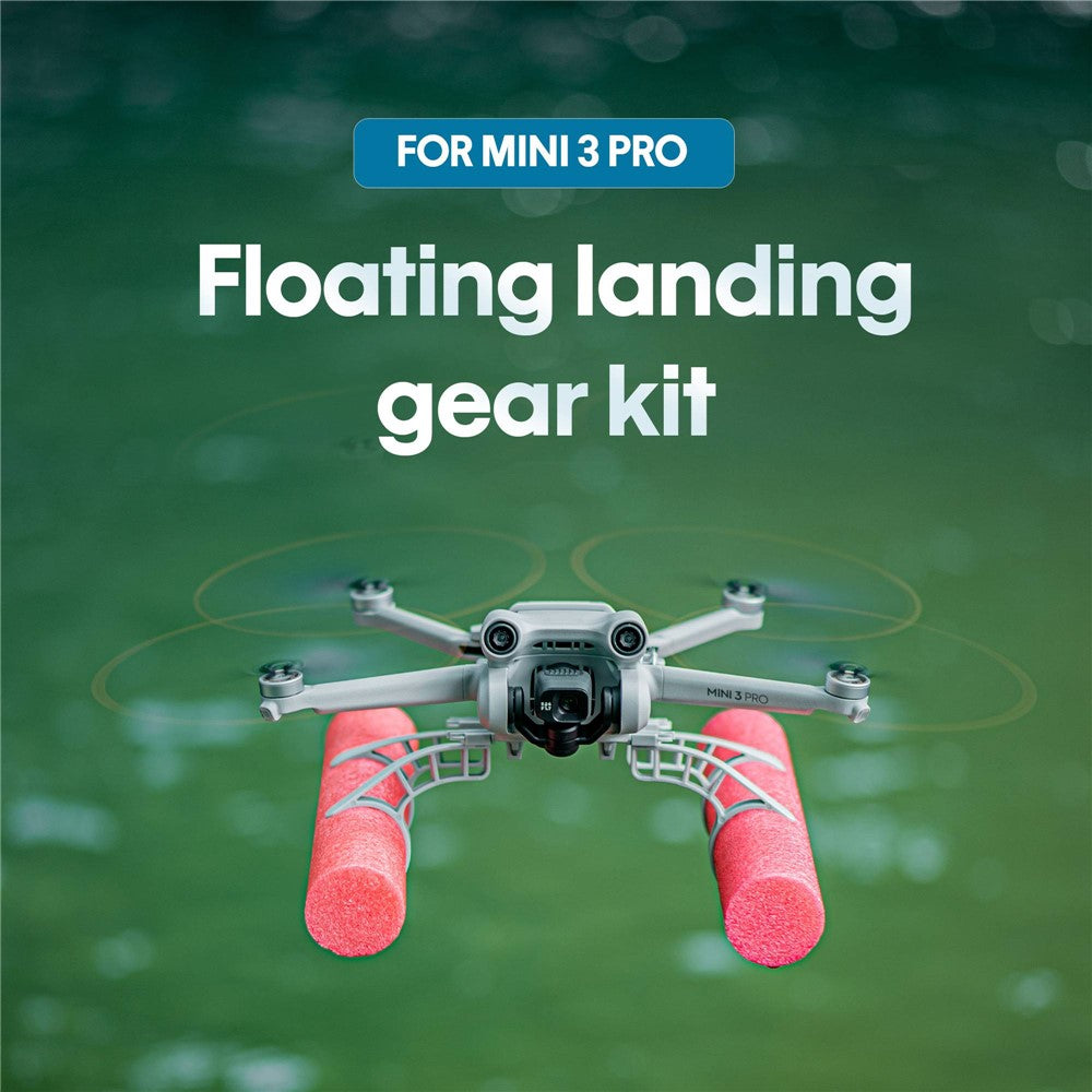 STARTRC 1110988 for DJI Mini 3 Pro Landing Skid Float Kit Landing Gear + Buoyancy Rod Land On Water Accessories