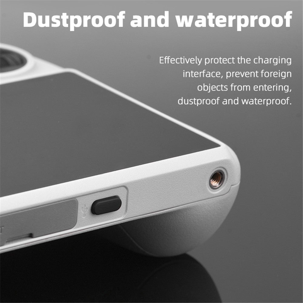 EWB9372 3Pcs Dust Plug for DJI Mini 3 Pro Drone Remote Controller Interface Silicone Waterproof Type-C Port Plugs