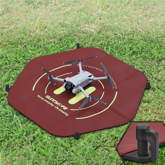 SUNNYLIFE TJP09 For DJI Avata / Mini 3 Pro / Mavic 3 / Mini SE Hexagon Foldable Landing Pad 60cm Drone Parking Apron Pad