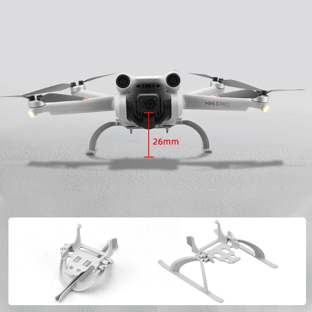 BRDRC DJI-9264 Foldable Landing Gear for DJI Mini 3 Pro Quick Release Height Extender Leg Protector