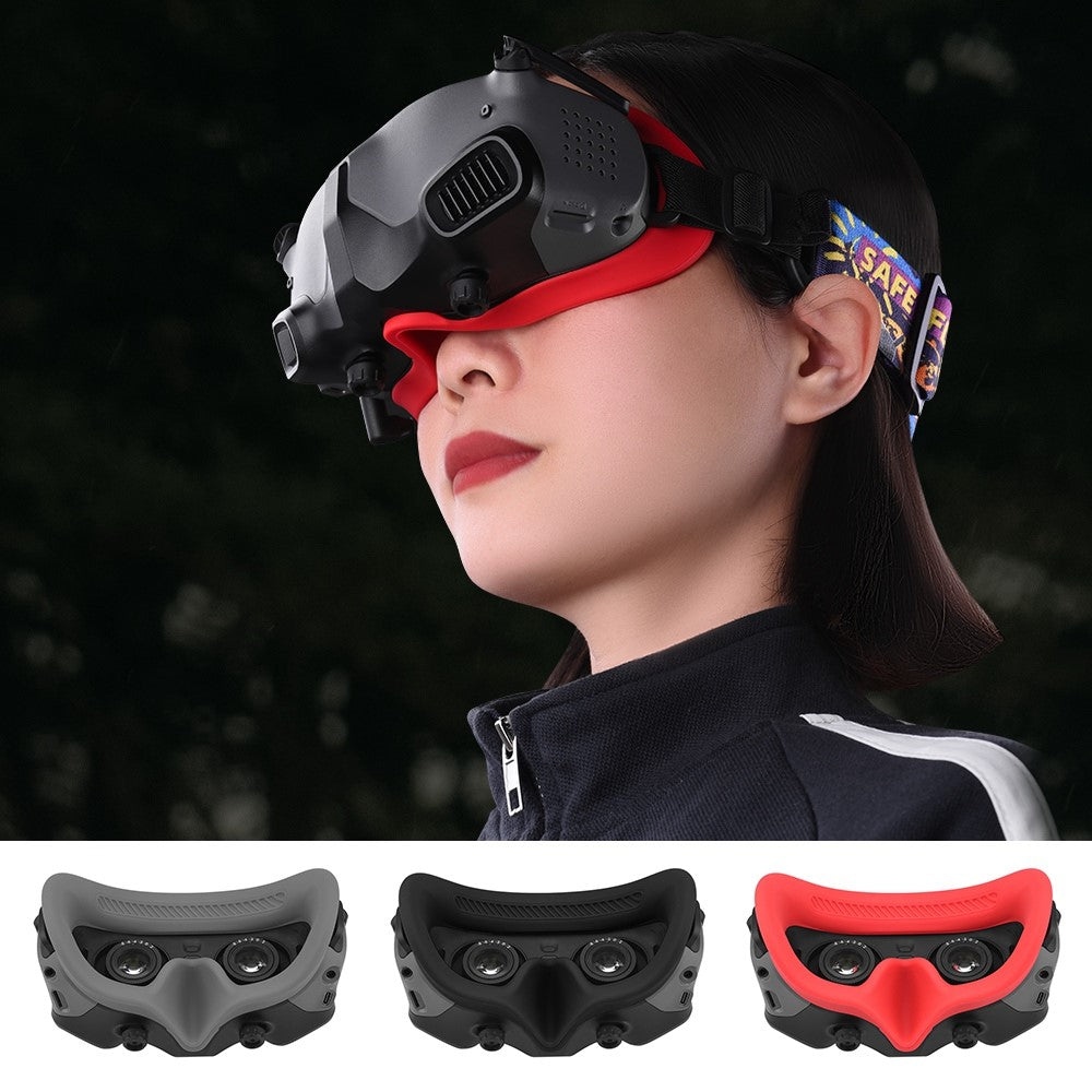DJI-9571 For DJI Avata Goggles 2 Sweat-proof Anti-skid Silicone Face Cover Eye Pad Glasses Accessories