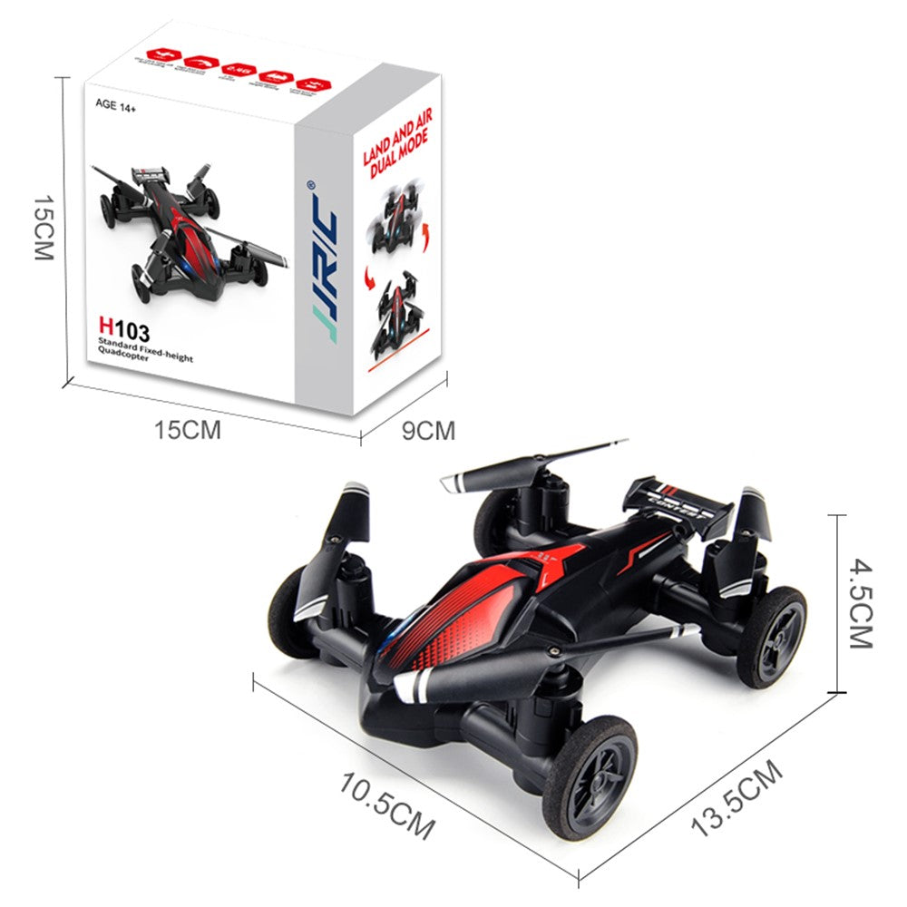 JJRC H103 Altitude Hold Land / Air Dual Mode Quadcopter 2.4G RC Aircraft with Headless Mode Support 360-Degree Flip Stunt Car Toy