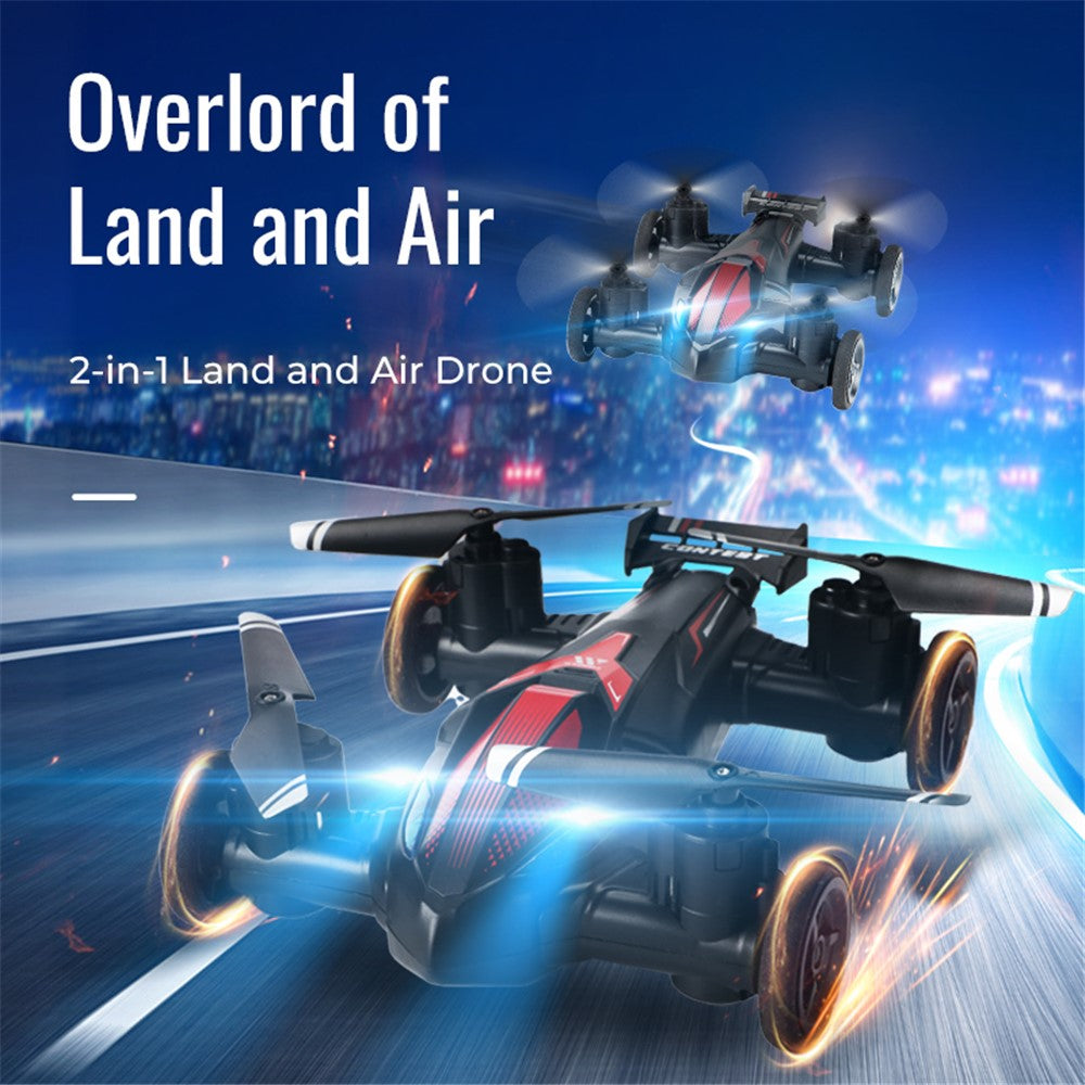 JJRC H103 Altitude Hold Land / Air Dual Mode Quadcopter 2.4G RC Aircraft with Headless Mode Support 360-Degree Flip Stunt Car Toy