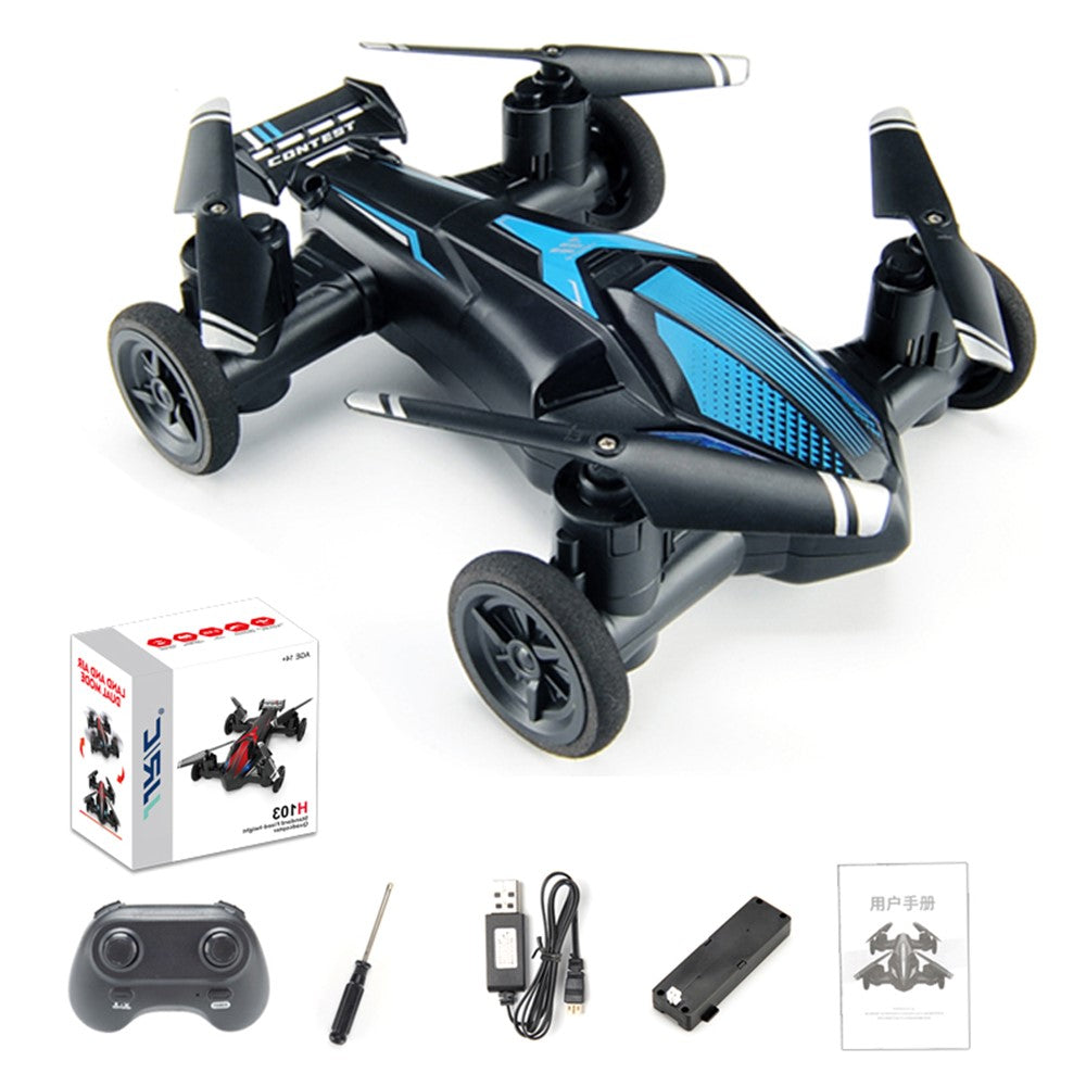 JJRC H103 Altitude Hold Land / Air Dual Mode Quadcopter 2.4G RC Aircraft with Headless Mode Support 360-Degree Flip Stunt Car Toy