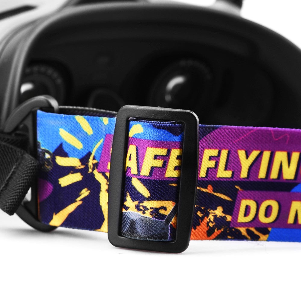 BRDRC DJI-9478 Compatible with DJI Goggles 2 / V2 Colored Headband Flying Glasses Nylon Fixed Strap