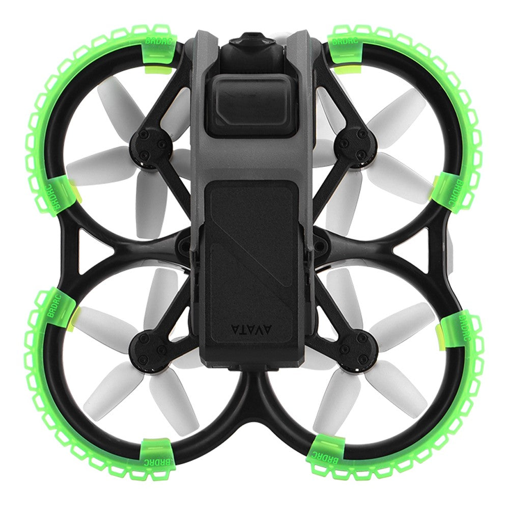 BRDRC 9604 For DJI Avata 4Pcs / Set Drone Propeller Guard Bumper Rings Anti-collision Protection Rings