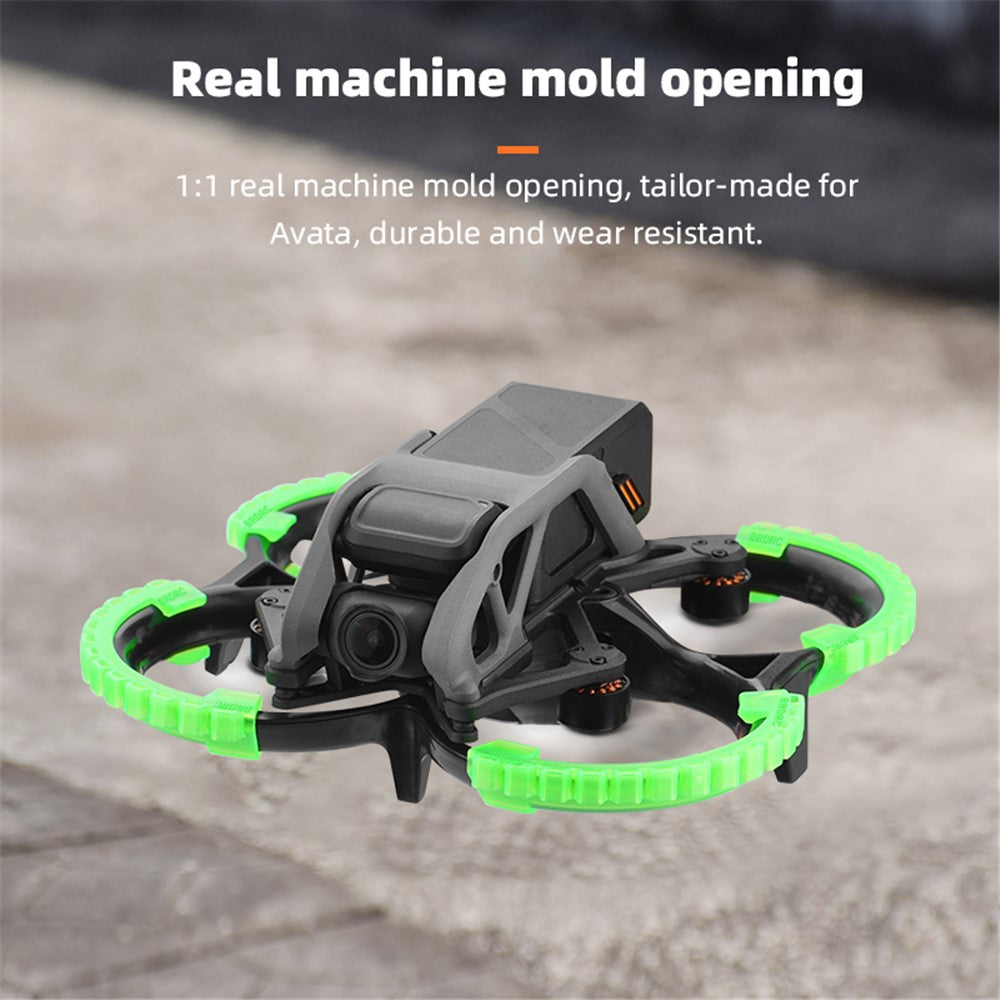 BRDRC 9604 For DJI Avata 4Pcs / Set Drone Propeller Guard Bumper Rings Anti-collision Protection Rings