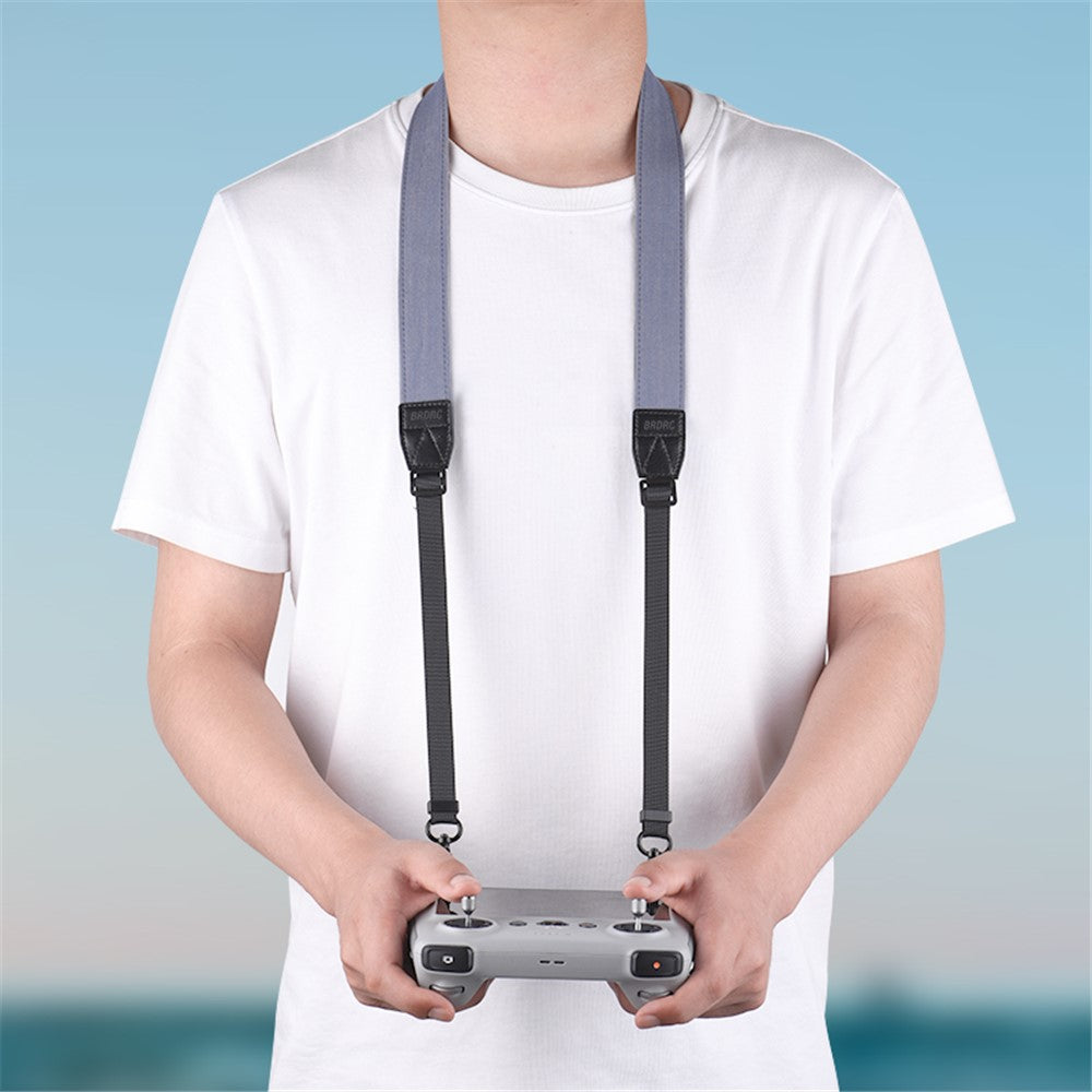 BRDRC DJI-9387 For DJI Mini 3 Pro / Mavic 3 RC Pro RC Remote Controller with Screen Lanyard Neck Strap Safety Hanging Sling RC Accessories