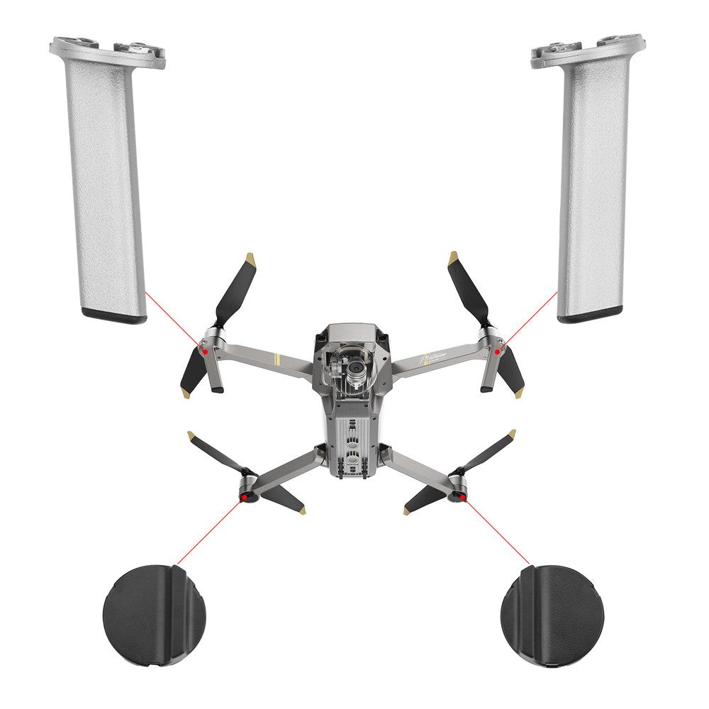 BRDRC DJI-6352 2 Pairs Left Right Landing Gear for DJI Mavic Pro Drone Left Right Stand Arm Leg Spare Part
