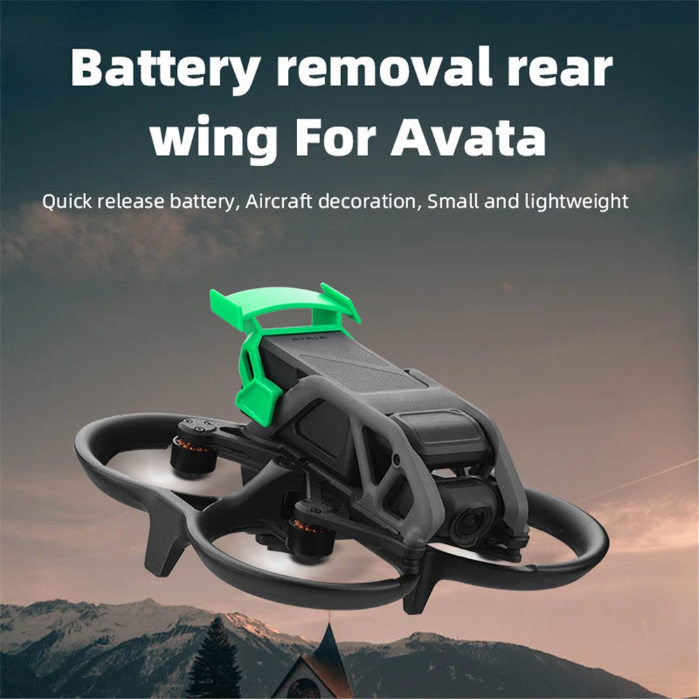BRDRC-9626 Battery Removal Rear Wing for DJI Avata Drone Battery Protector Buckle Quick Release Accessories