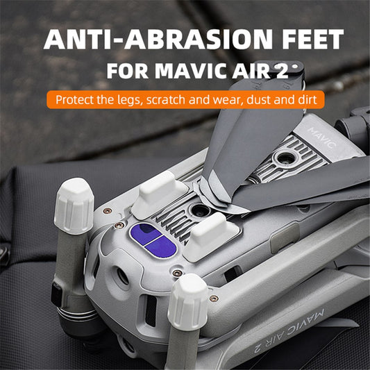 BRDRC DJI-9375 2 Pairs Landing Gear Feet Protector for DJI Mavic Air 2, Legs Protection Cover Anti-abrasion Front Rear Feet Protector Guard