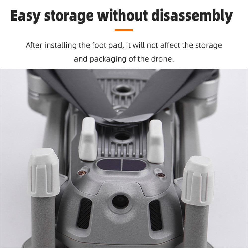 BRDRC DJI-9375 2 Pairs Landing Gear Feet Protector for DJI Mavic Air 2, Legs Protection Cover Anti-abrasion Front Rear Feet Protector Guard