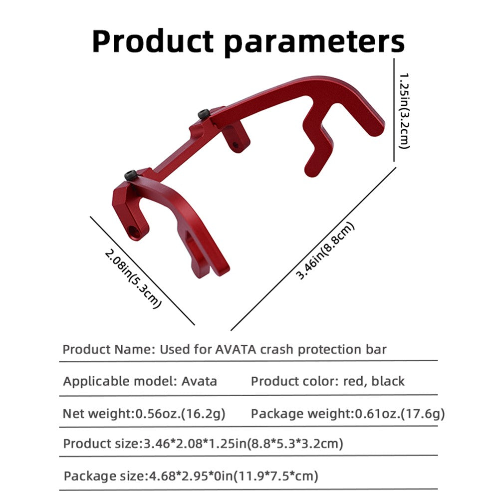 BRDRC For DJI Avata Gimbal Bumper Aluminum Alloy Anti-collision Protection Bar Safety Guard Accessory