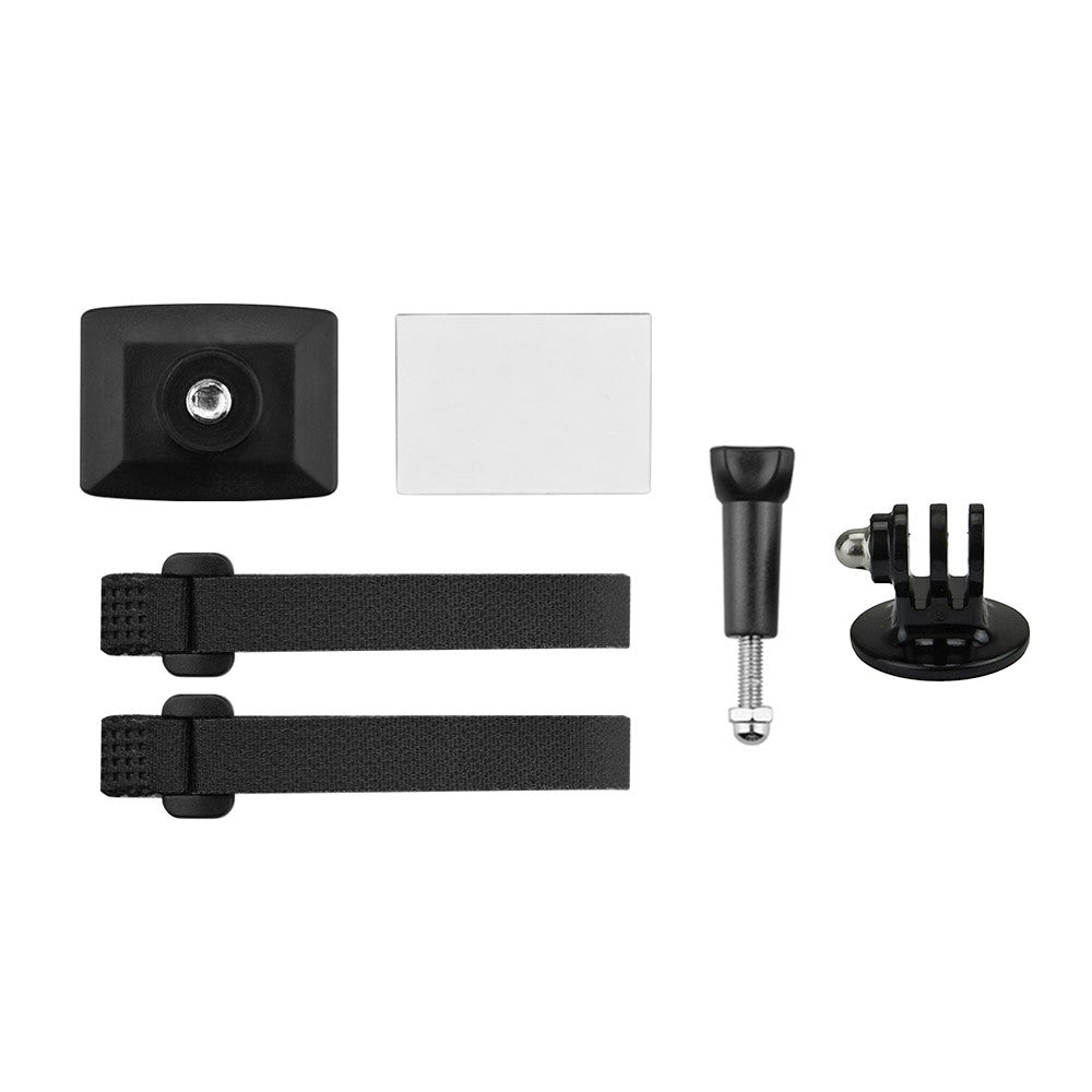 BRDRC DJI-8060 For DJI Mavic 2 / Pro / Air 2 / for FIMI X8 SE 2020 Universal Upper Bracket Sports Camera Adapter Magic Tape Strap Kit Set