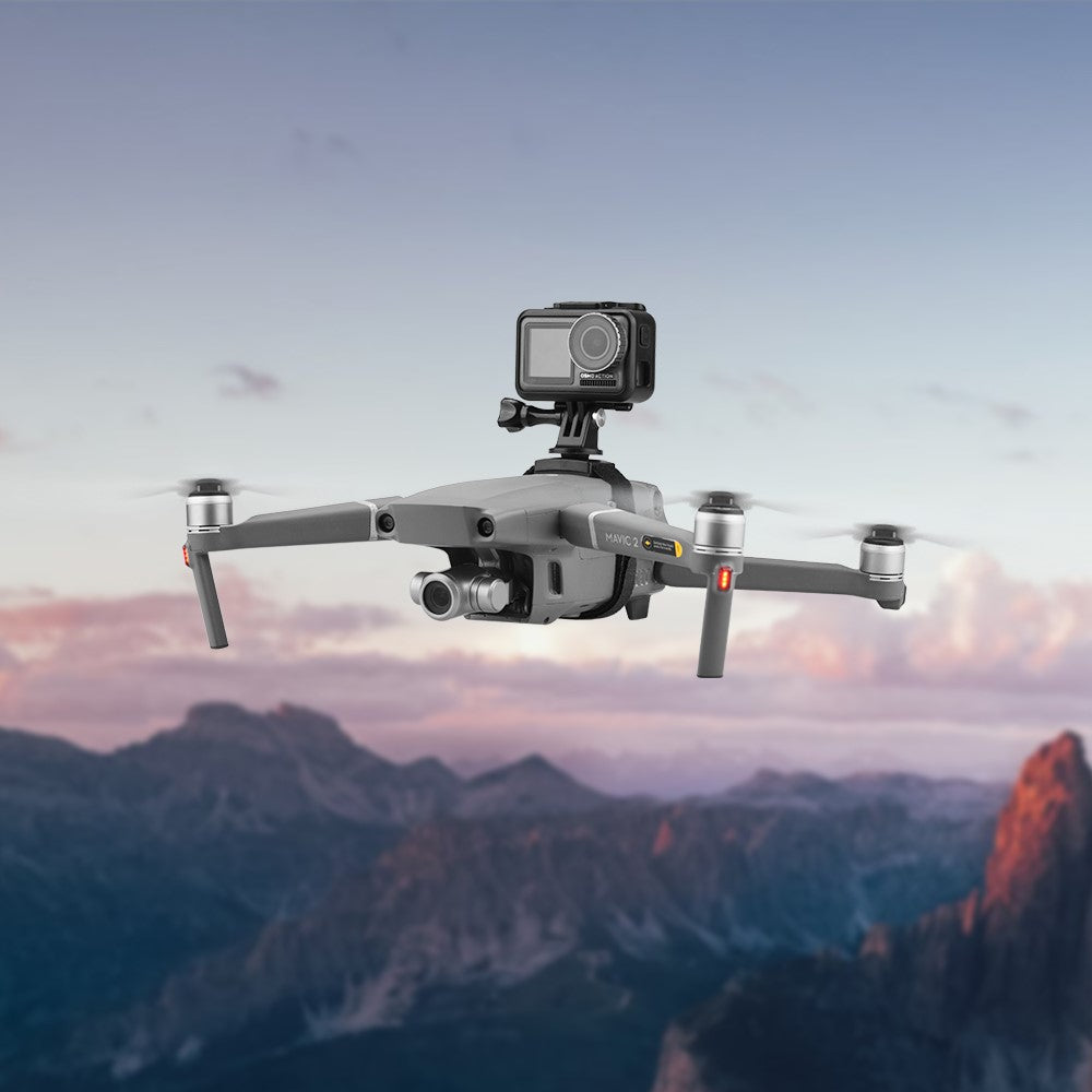 BRDRC DJI-8060 for DJI//FIMI / Hubsan Drone Upper Camera Holder Action Camera Mount Bracket