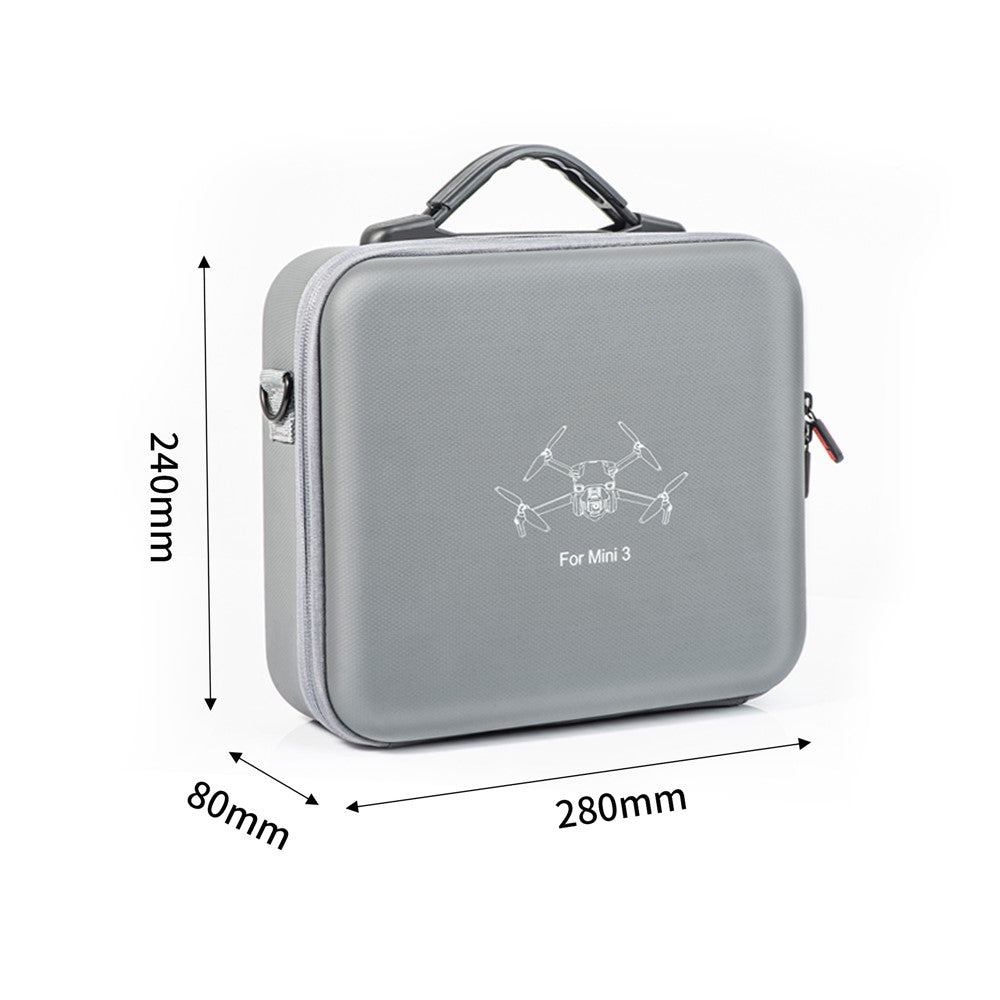 STARTRC 1114492 For DJI Mini 3 PU Leather Shoulder Bag Carrying Handbag Compatible with DJI RC-N1 Remote Control