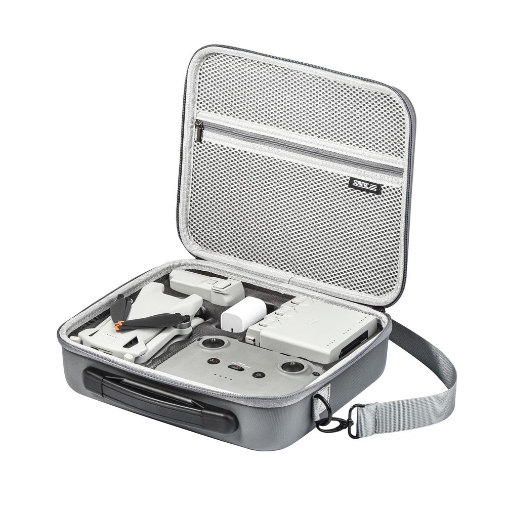 STARTRC 1114492 For DJI Mini 3 PU Leather Shoulder Bag Carrying Handbag Compatible with DJI RC-N1 Remote Control