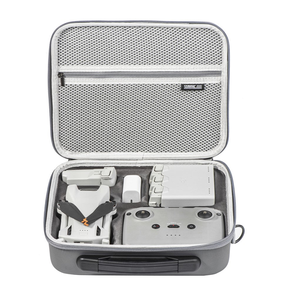 STARTRC 1114492 For DJI Mini 3 PU Leather Shoulder Bag Carrying Handbag Compatible with DJI RC-N1 Remote Control