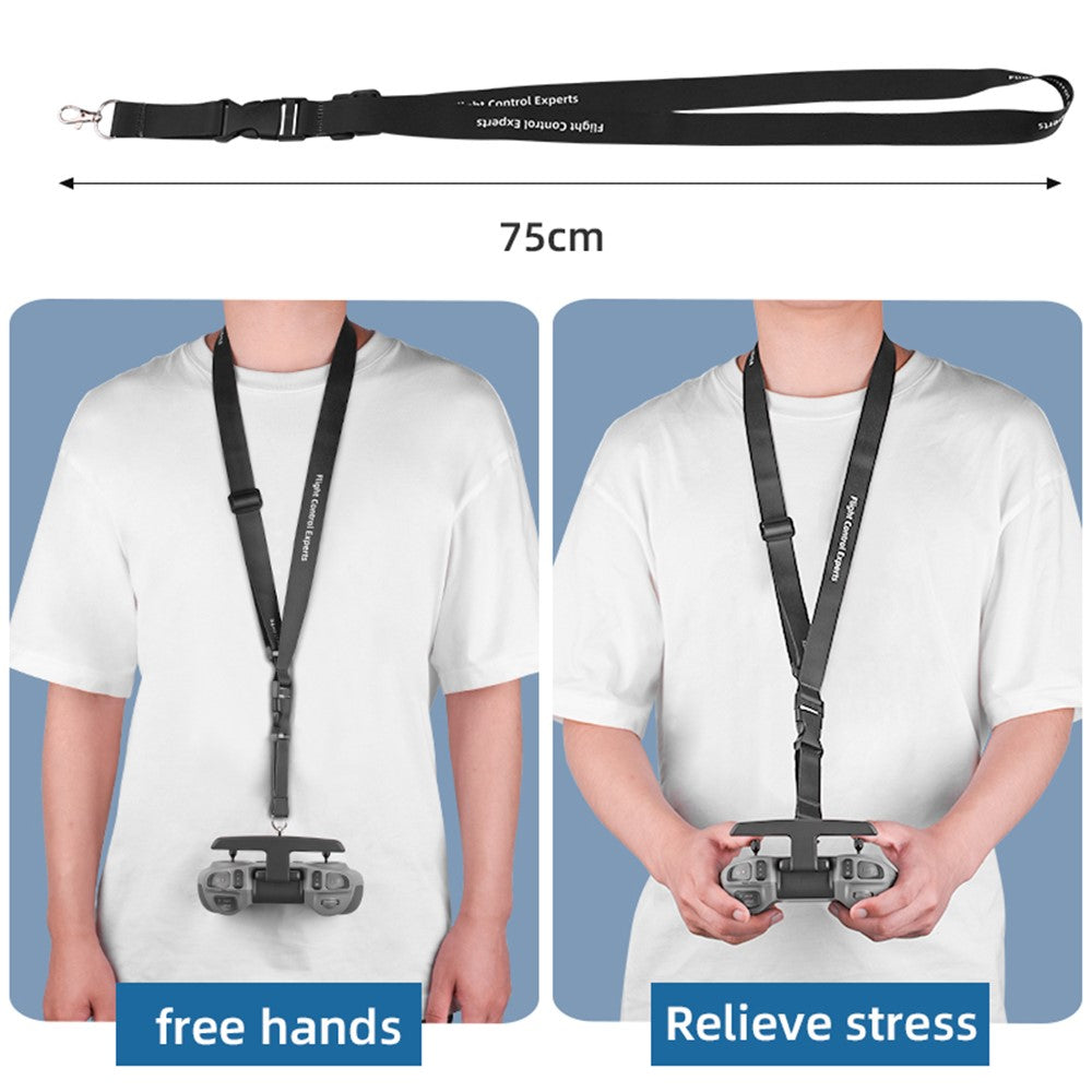 BRDRC DJI-9397 for DJI Avata / FPV Remote Control Neck Strap Adjustable Length Remote Controller Lanyard