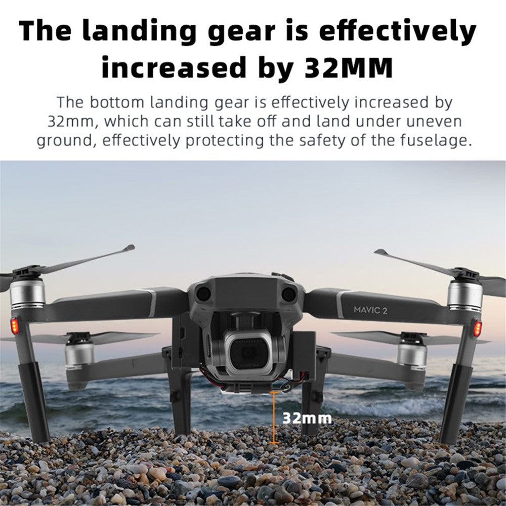 BRDRC DJI-9377 Remote Thrower System for DJI Mavic 2 Zoom / 2 Pro Landing Gear Set Airdrop Delivery Device RC Drone Accessories