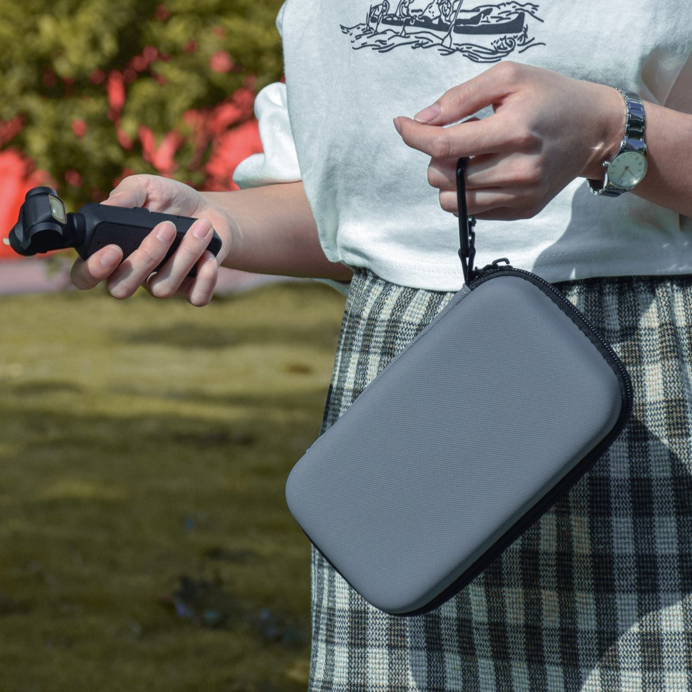 BRDRC DJI-8183 For DJI Pocket 2 Carrying Case Travel Storage Bag Shockproof Protective Cover with Carabiner