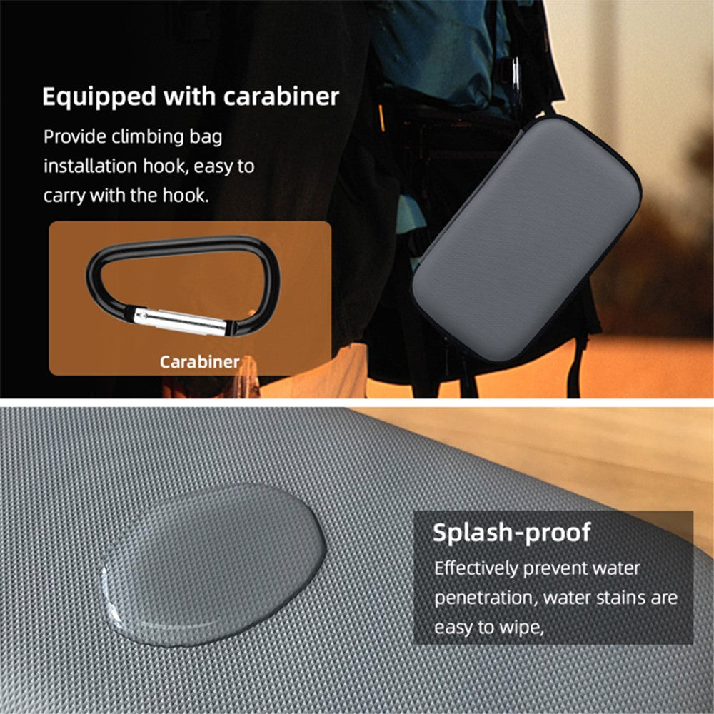 BRDRC DJI-8183 For DJI Pocket 2 Carrying Case Travel Storage Bag Shockproof Protective Cover with Carabiner