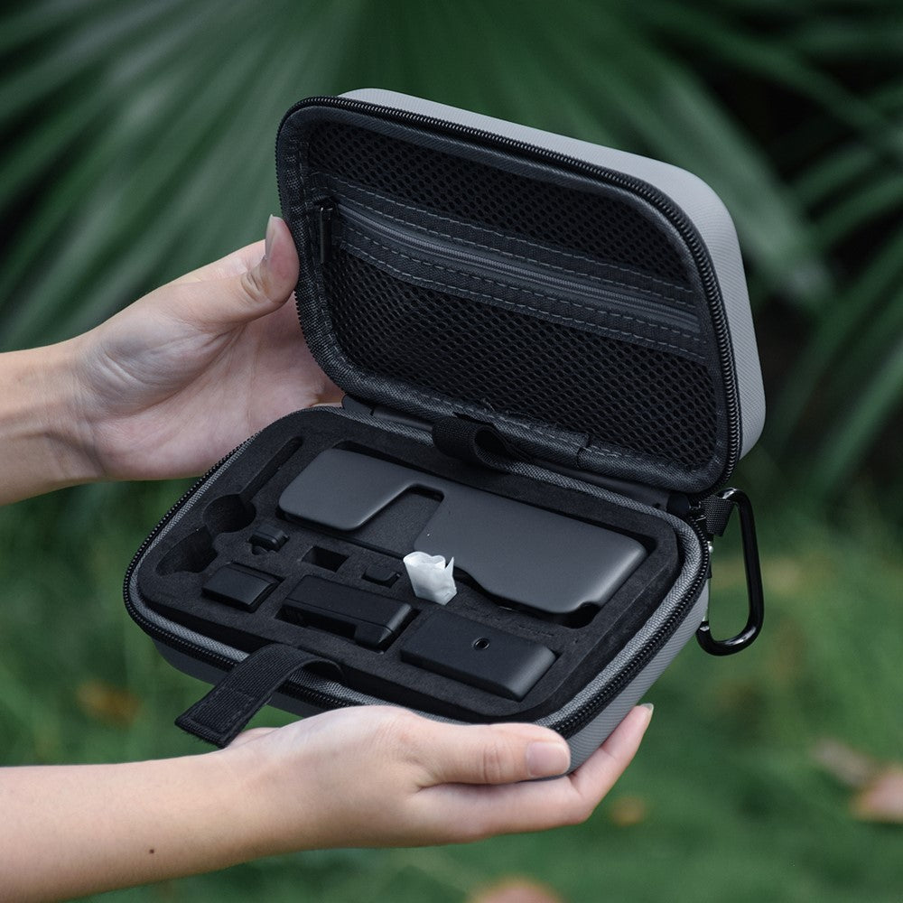 BRDRC DJI-8183 For DJI Pocket 2 Carrying Case Travel Storage Bag Shockproof Protective Cover with Carabiner
