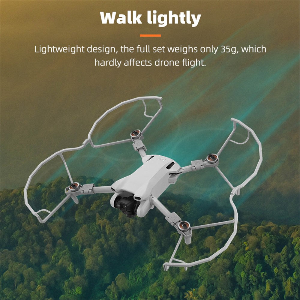 BRDRC 9635 For DJI Mini 3 / Mini 3 Pro Propeller Guard, Drone Anti-collision Bumper Blade Protective Cover