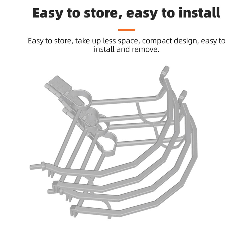 BRDRC 9635 For DJI Mini 3 / Mini 3 Pro Propeller Guard, Drone Anti-collision Bumper Blade Protective Cover