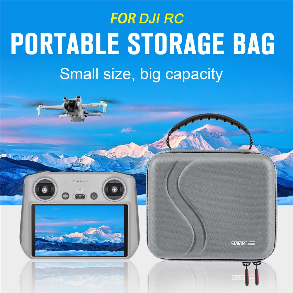 STARTRC 1115451 For DJI Mini 3 Pro / Mavic 3 / Air 2S Remote Controller Storage Bag, for DJI RC Waterproof PU Carrying Case