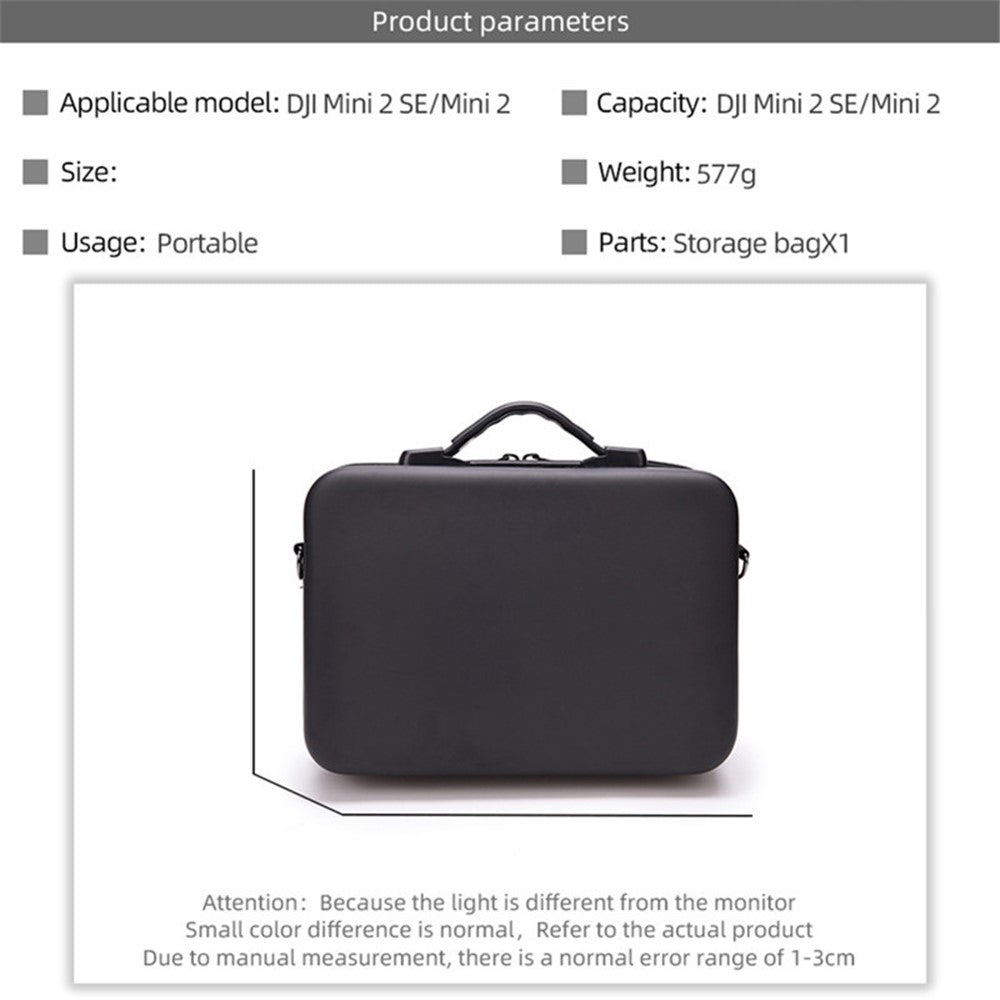 For DJI Mini 2 SE / Mini 2 Waterproof Drone Handbag Portable Suitcase with Shoulder Strap