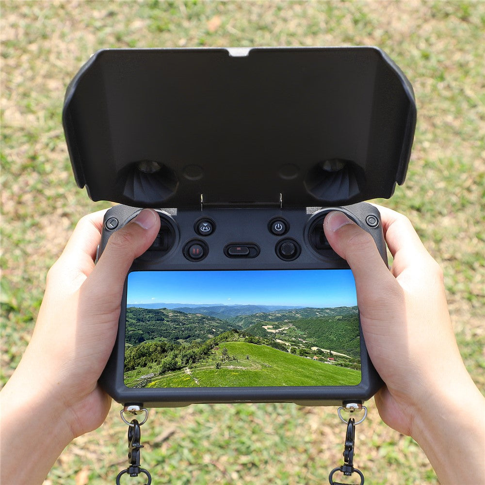 SUNNYLIFE YK558 For DJI RC Pro Remote Control Anti-Scratch Protector Case with Sun Hood Sunshade Sunlight Shelter