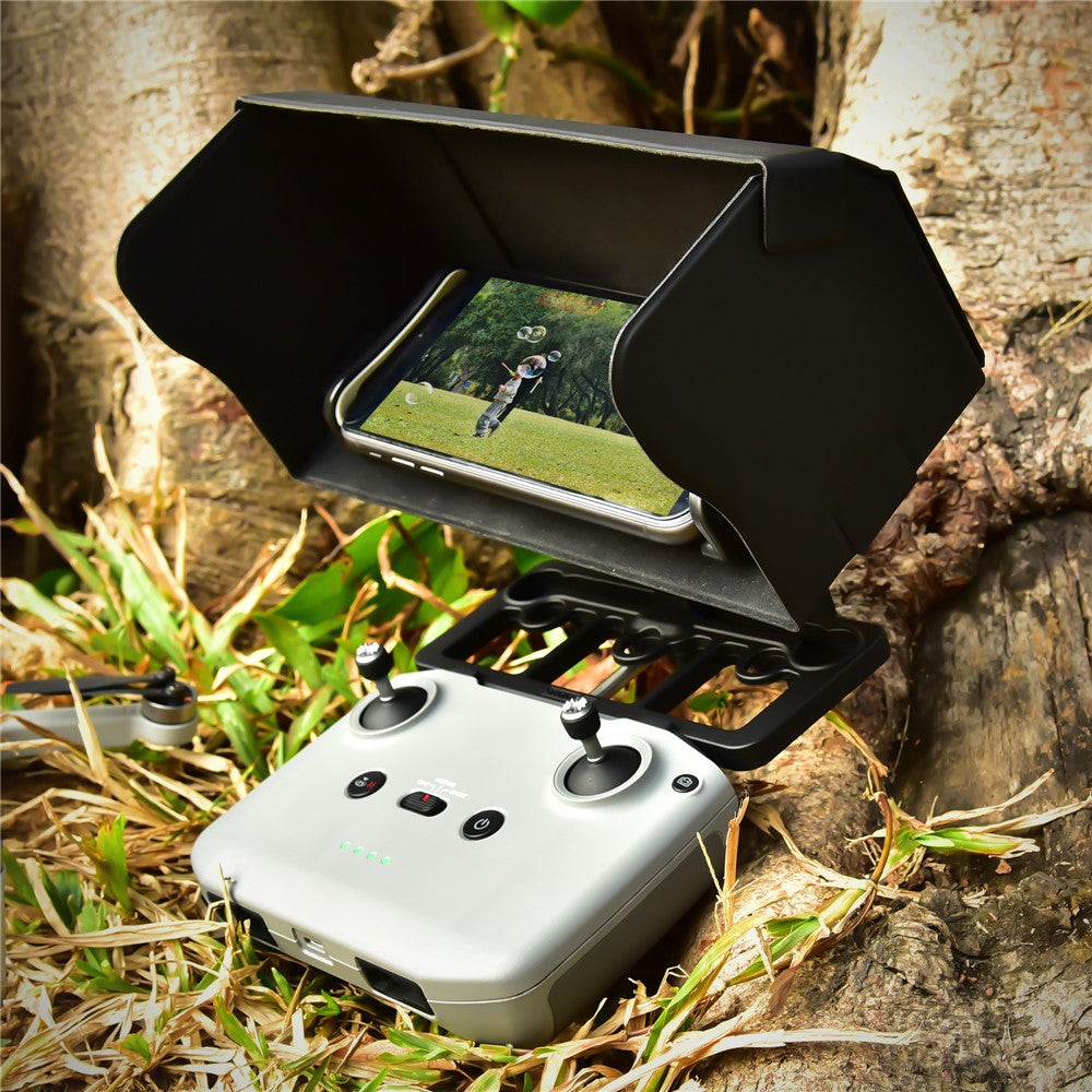 STARTRC 1108860 For DJI Mini 2 / Mavic Mini / Air 2 Controller Sunhood with Phone Holder and Lanyard