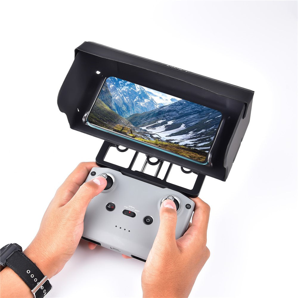 STARTRC 1108860 For DJI Mini 2 / Mavic Mini / Air 2 Controller Sunhood with Phone Holder and Lanyard