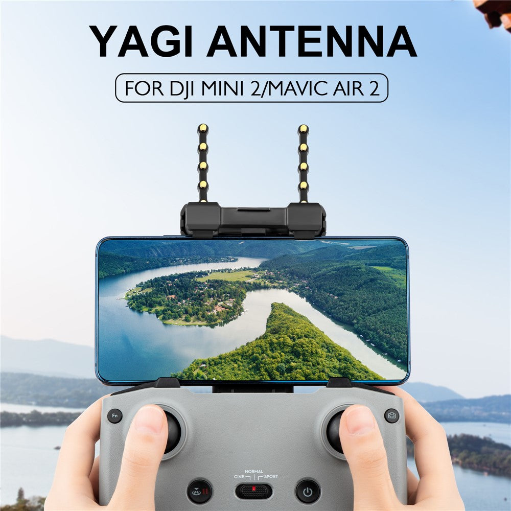 STARTRC 1109116 ABS+Pure Copper YAGI Antenna 5.8GHz Signal Booster Range Extender for DJI Mavic Air 2 / Mini 2