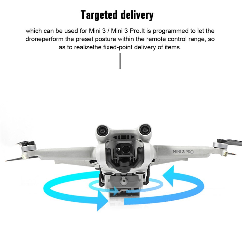 STARTRC 1116632 For DJI Mini 3 / Mini 3 Pro Drone Thrower Dropping System Air Dropper Device