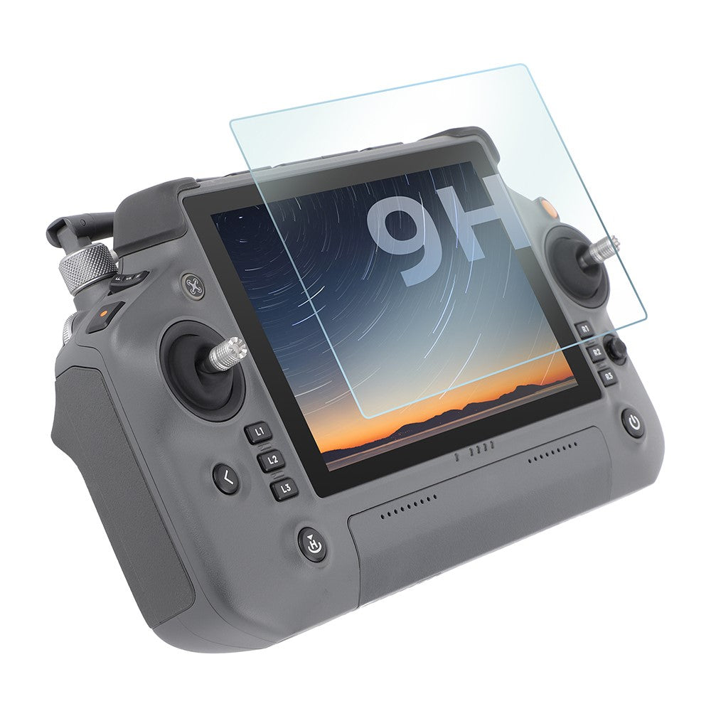 SUNNYLIFE BHM571 2PCS For DJI RC Plus HD Clear Tempered Glass Protector RC Remote Operation Screen Film