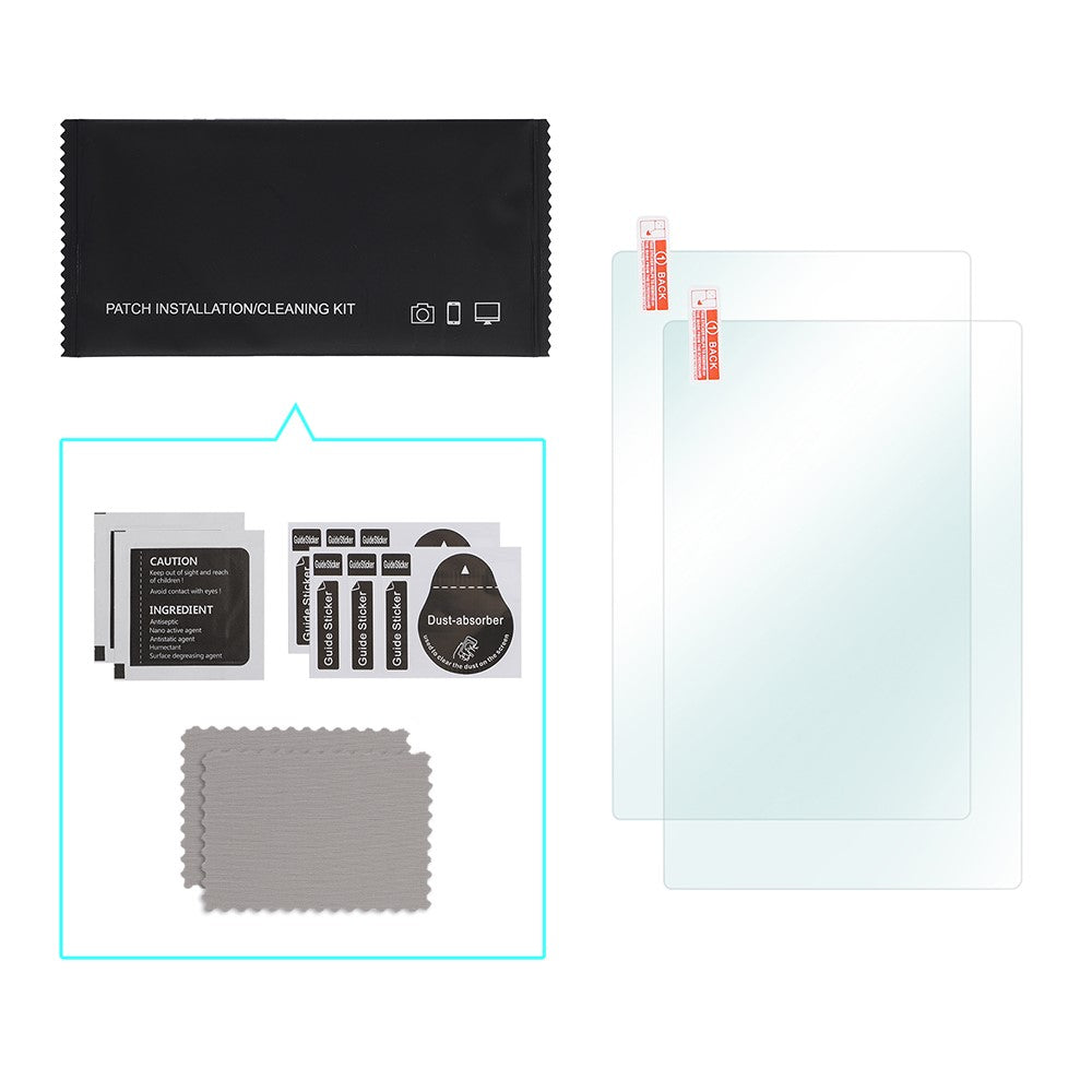 SUNNYLIFE BHM571 2PCS For DJI RC Plus HD Clear Tempered Glass Protector RC Remote Operation Screen Film