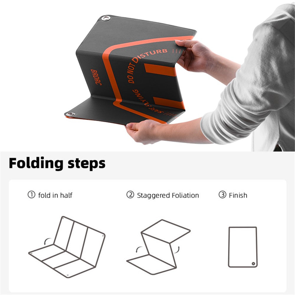 BRDRC Landing Pad for DJI Mini 3 Pro / Avata / Air 2 / Mini 2 / Mini SE / Mavic Mini 50cm PU Leather Drone Parking Apron Pad