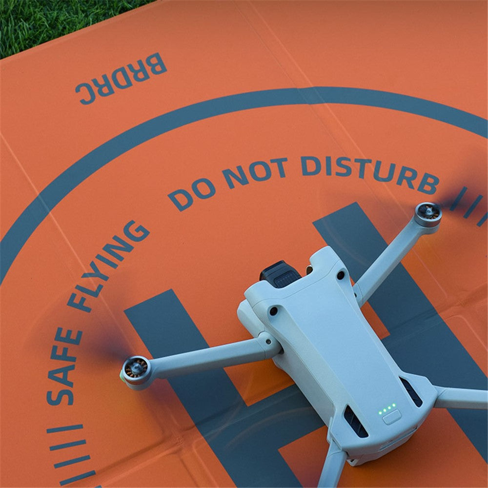 BRDRC Parking Apron Pad for DJI Mini 3 Pro / Avata / Air 2 / Mini 2 / Mini SE / Mavic Mini 65cm PU Leather Drone Landing Pad