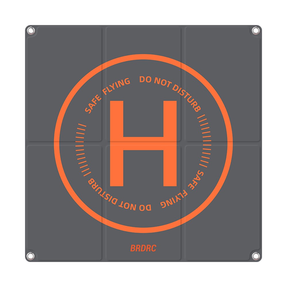 BRDRC Parking Apron Pad for DJI Mini 3 Pro / Avata / Air 2 / Mini 2 / Mini SE / Mavic Mini 65cm PU Leather Drone Landing Pad