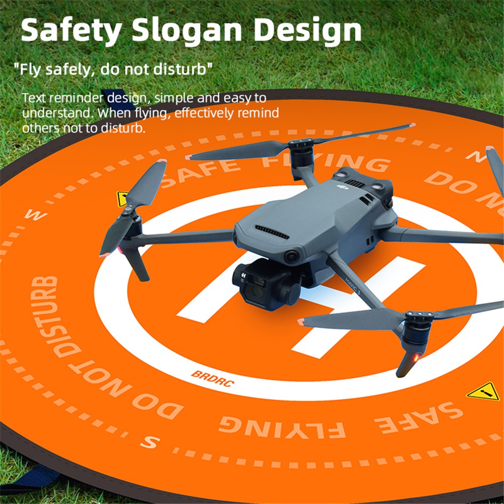 BRDRC For DJI Mini 3 Pro / Avata / Air 2 Drone Landing Pad 55cm Double-Sided Oxford Cloth Parking Apron Pad