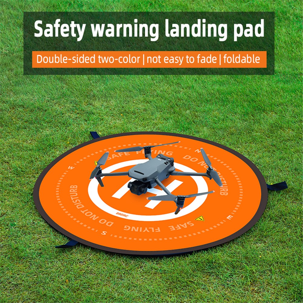 BRDRC For DJI Mini 3 Pro / Avata / Air 2 75cm Landing Pad Oxford Cloth Double-Sided Drone Parking Apron Pad