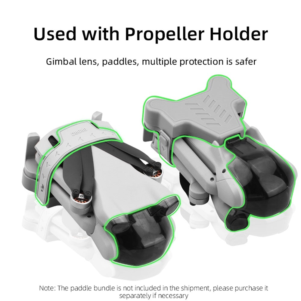 BRDRC Anti-scratch PC Lens Cap Hood for DJI Mini 3 Drone Gimbal Camera Protector Cover