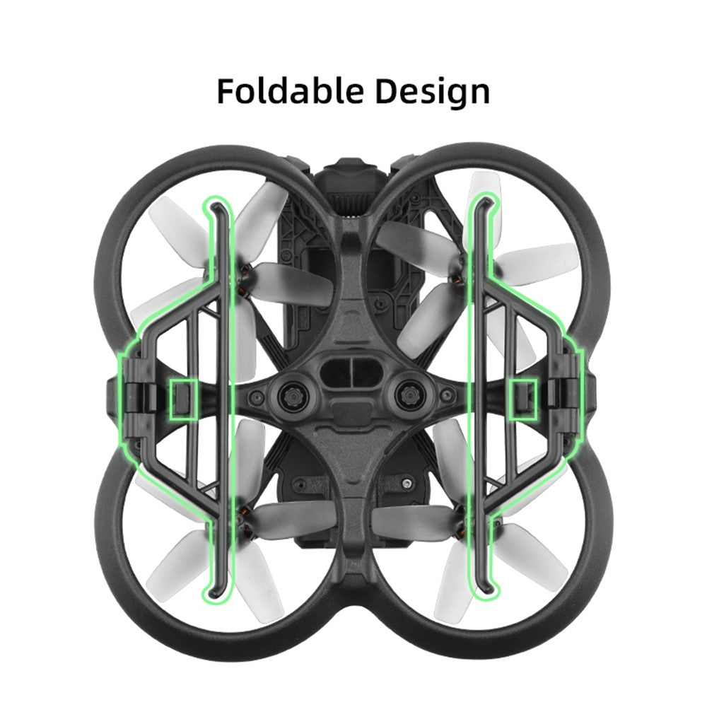 BRDRC 1 Set For DJI Avata Foldable Landing Gear ABS Heightened Extender Leg Support Protector Drone Accessory