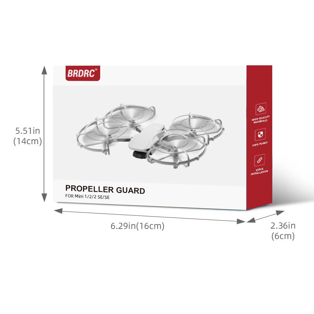 BRDRC 1 Set Propeller Guard for DJI Mini 2 / Mavic Mini / Mini SE / Mini 2 SE , Propeller Blade Guard Protector