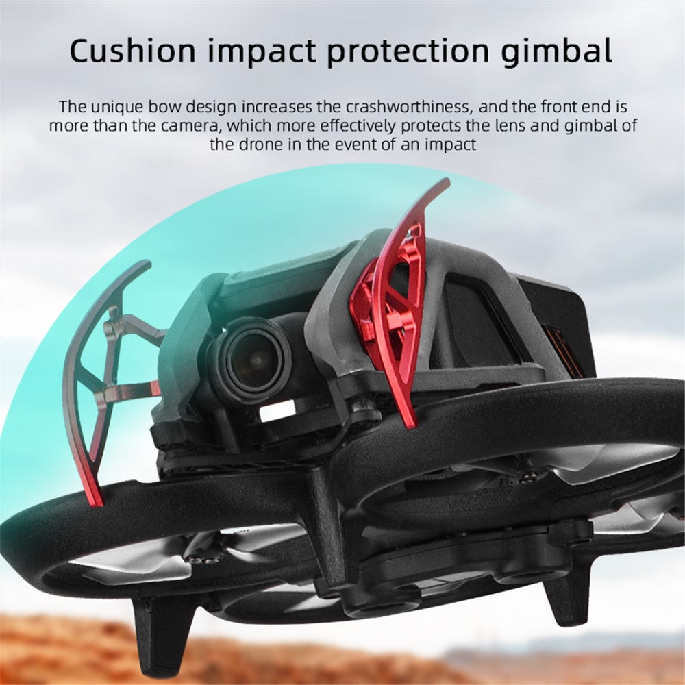 BRDRC 1 Pair Drone Gimbal Bumper for DJI Avata , Aluminum Alloy Anti-collision Protective Bar