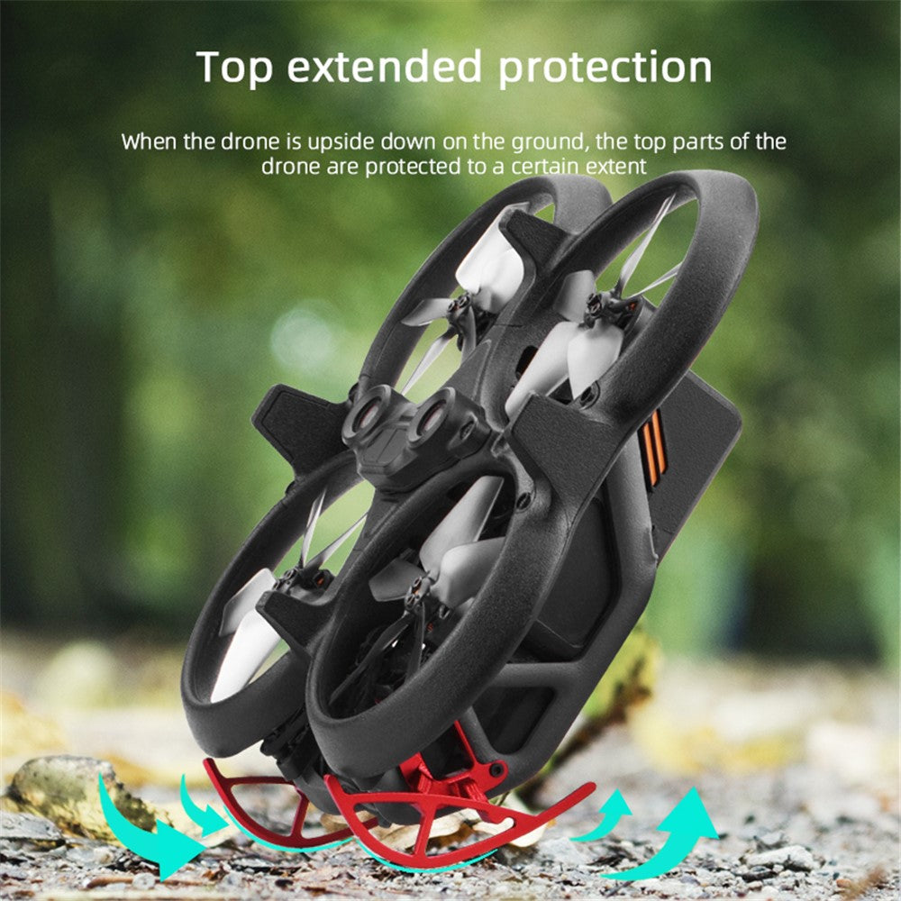 BRDRC 1 Pair Drone Gimbal Bumper for DJI Avata , Aluminum Alloy Anti-collision Protective Bar